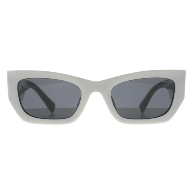 Miu Miu Miu Miu Women's Rectangle White Dark Grey MU09WS - 2