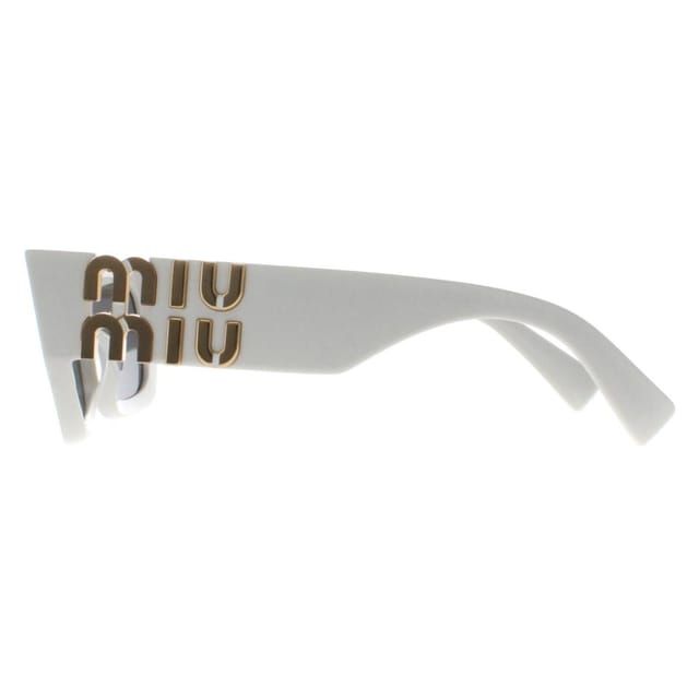 Miu Miu Miu Miu Women's Rectangle White Dark Grey MU09WS - 3