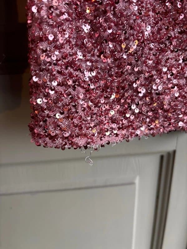 Never Fully Dressed Never fully dressed off the shoulder sequin top