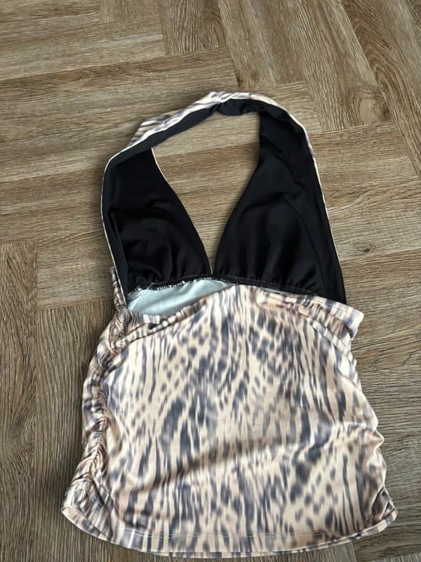 ASOS ASOS Patterned Halter Top