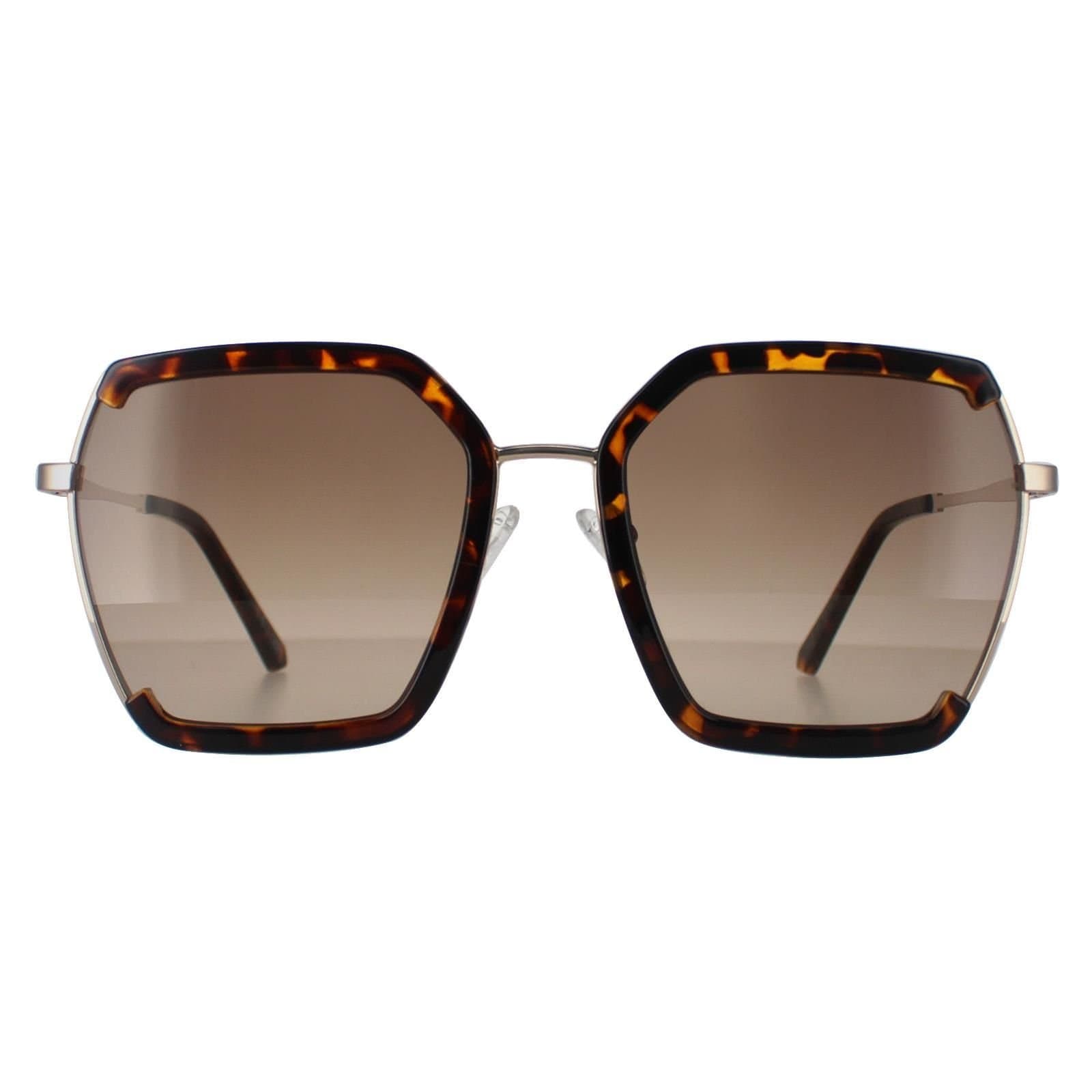 Guess Guess Women's Rimless Dark Havana Brown Gradient GF0418