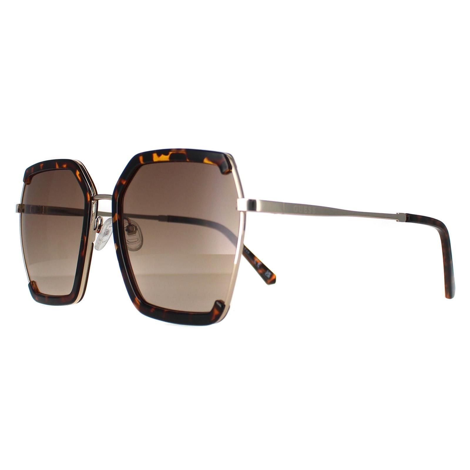 Guess Guess Women's Rimless Dark Havana Brown Gradient GF0418 - 2