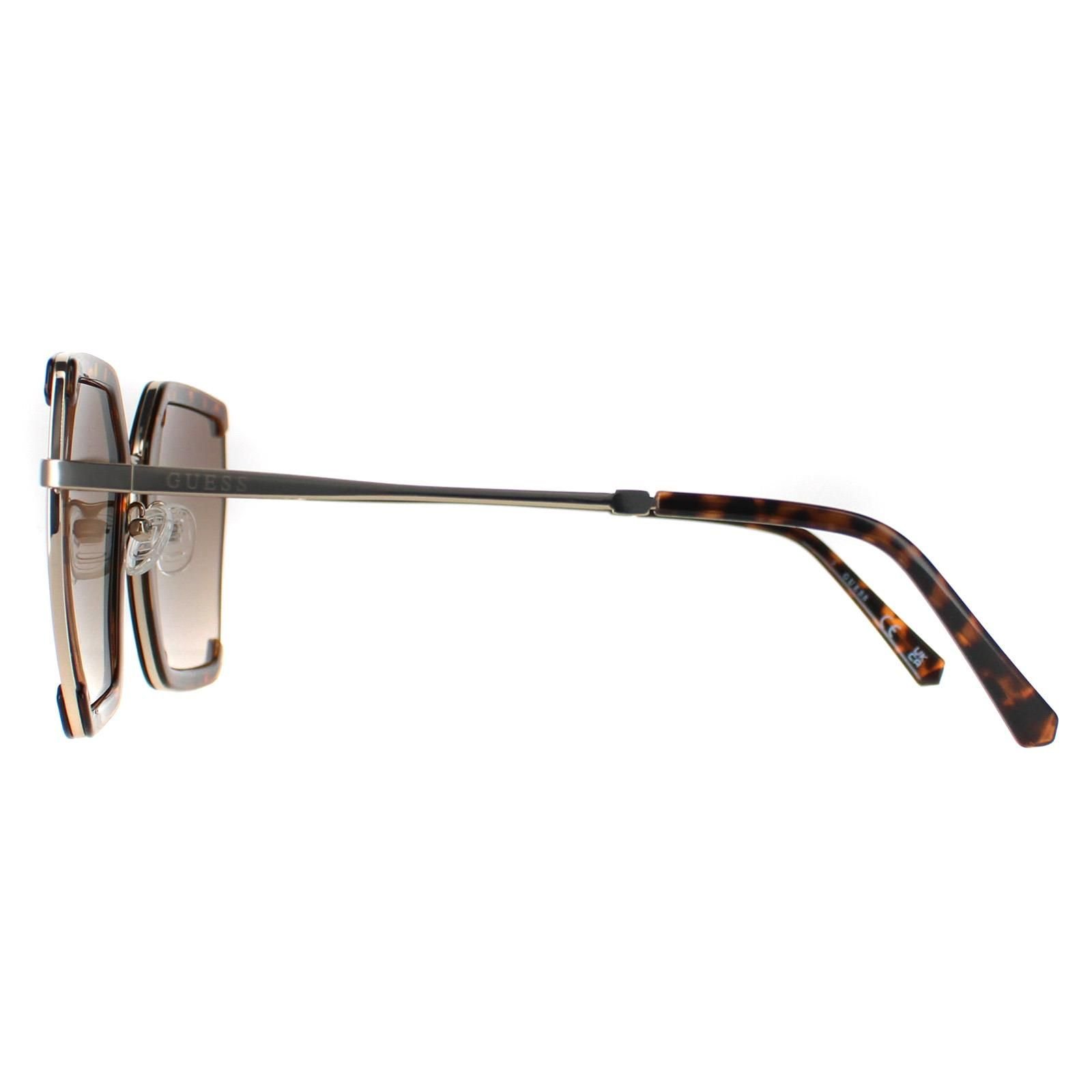 Guess Guess Women's Rimless Dark Havana Brown Gradient GF0418 - 3