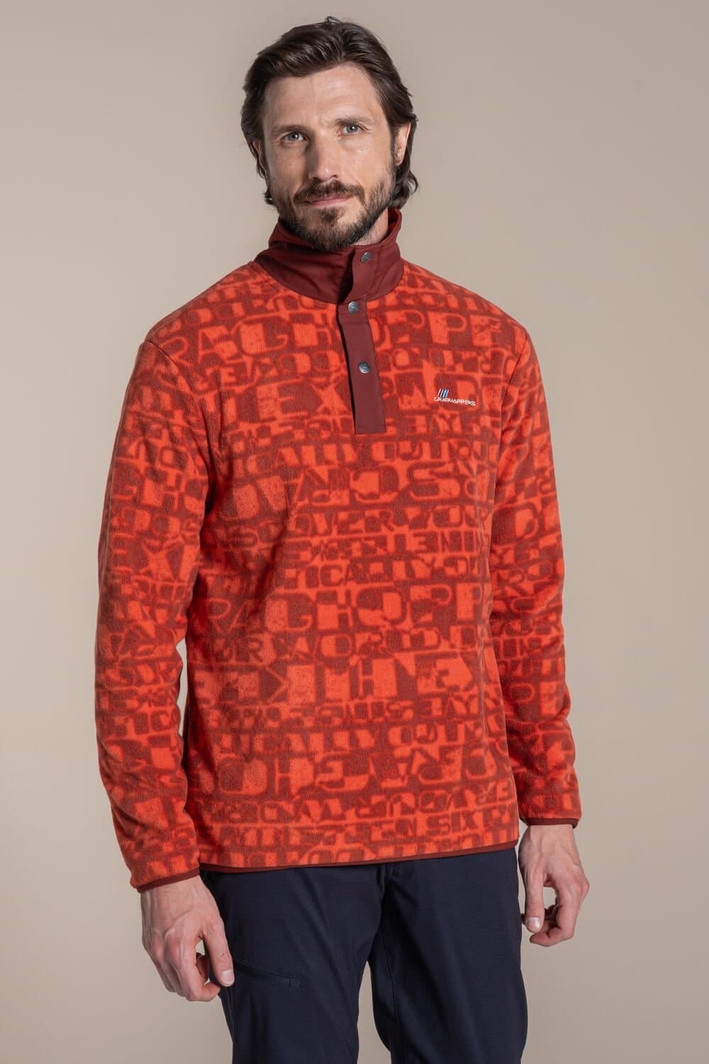 Craghoppers Craghoppers Men's Dewlish Overhead Insulating Active Overhead Fleece in Orange