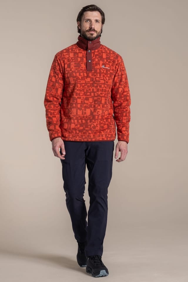 Craghoppers Craghoppers Men's Dewlish Overhead Insulating Active Overhead Fleece in Orange - 2
