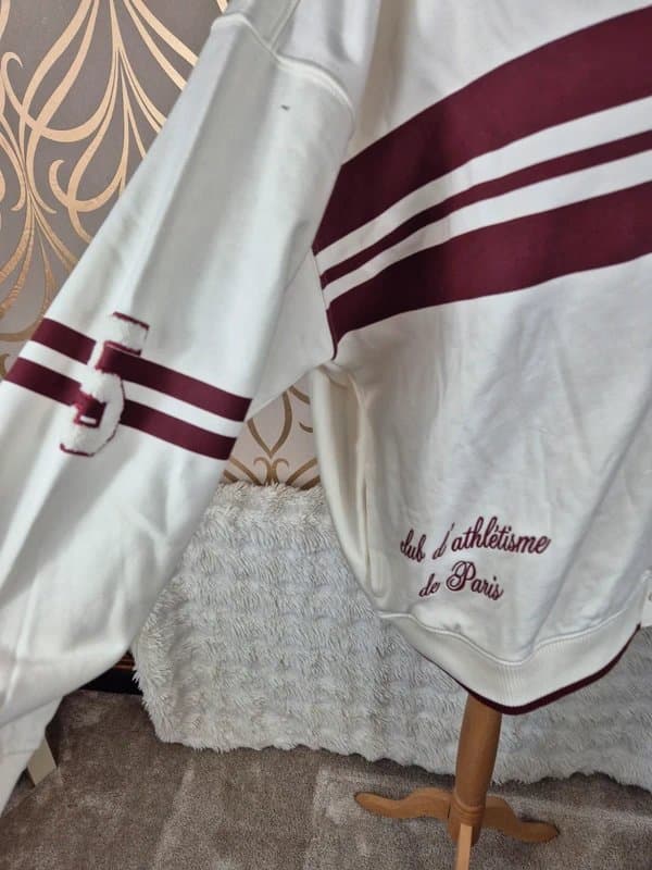 Next Next baseball graphic varsity cardigan size xl