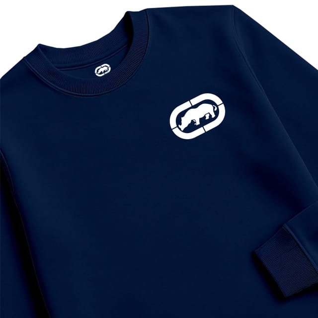 Ecko Untld. Ecko Untld. Men's Branded Sweatshirt in Navy - 3