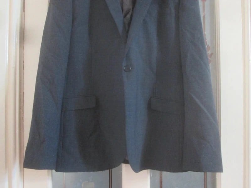 Next Grey Wool Blend Tailored Jacket