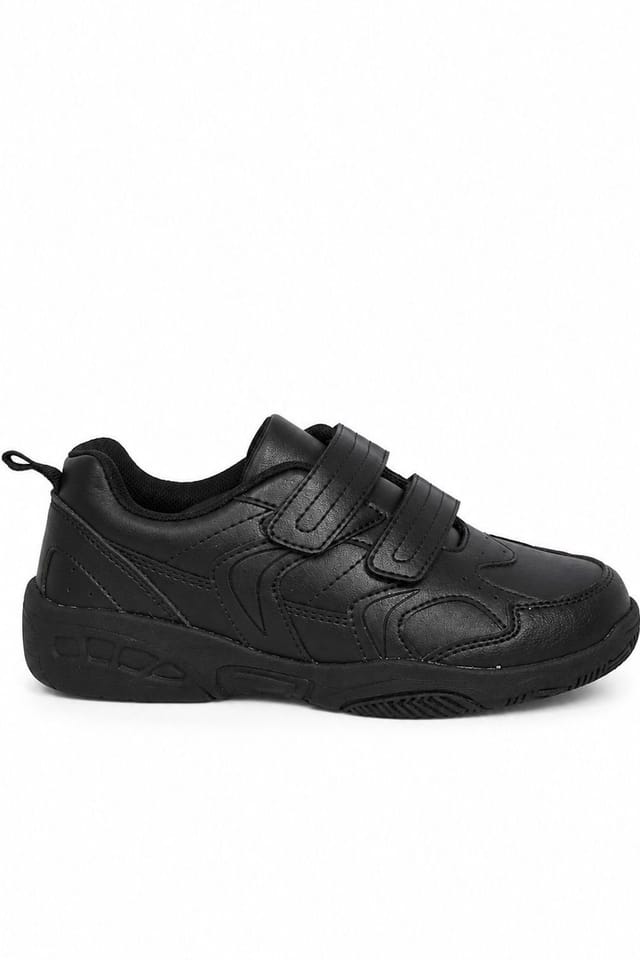 Spot On Spot On Men's Double Strap Sports School Trainers in Jet Black - 2