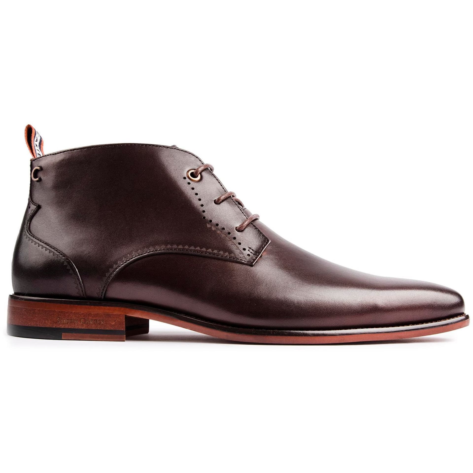 Simon Carter SIMON CARTER Men's Collie Chukka Boots in Brown