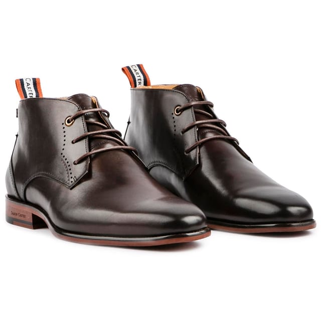 Simon Carter SIMON CARTER Men's Collie Chukka Boots in Brown - 2