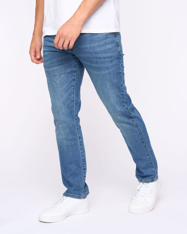 Bewley&Ritch Bewley&Ritch Newbury Men's Straight-Fit Stretch Jeans in Blue - 2