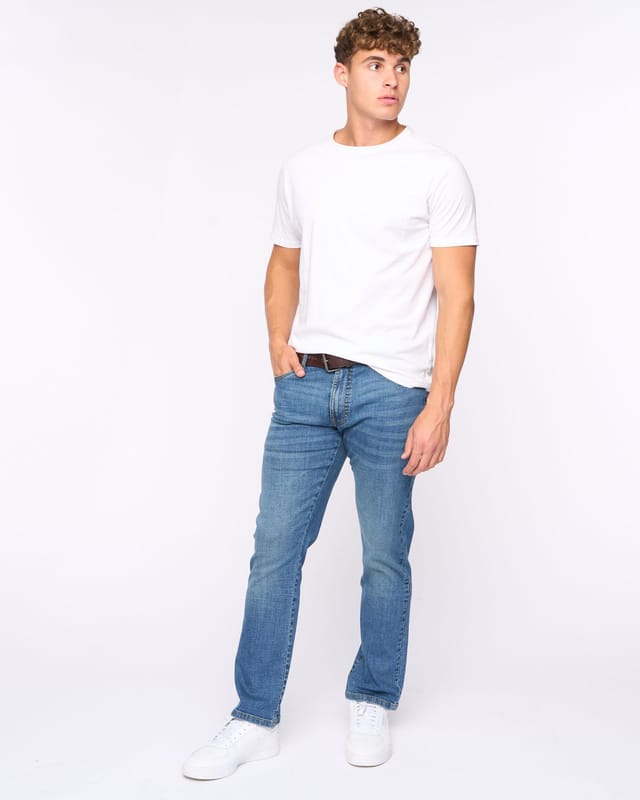 Bewley&Ritch Bewley&Ritch Newbury Men's Straight-Fit Stretch Jeans in Blue - 3
