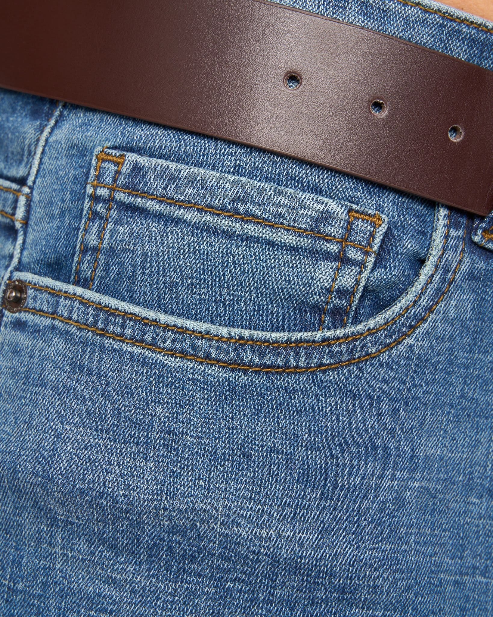 Bewley&Ritch Bewley&Ritch Newbury Men's Straight-Fit Stretch Jeans in Blue - 4
