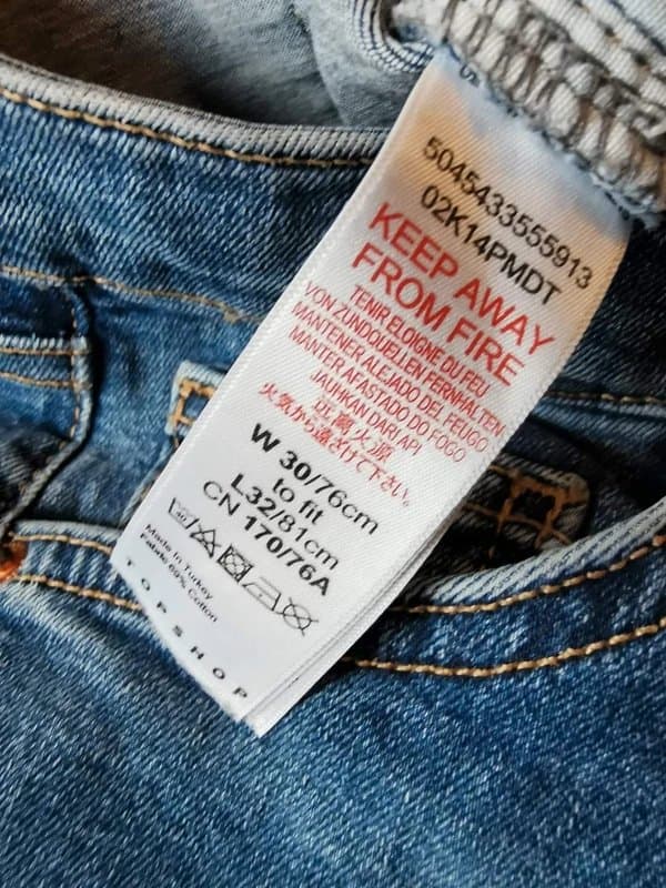Topshop Topshop ripped skinny jeans