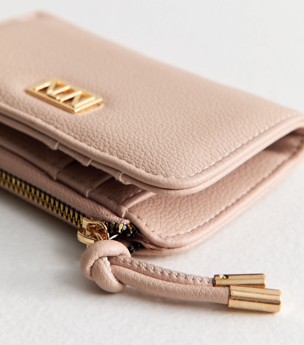 New Look Pink Logo Plaque Faux Leather Cardholder Purse New Look - 2