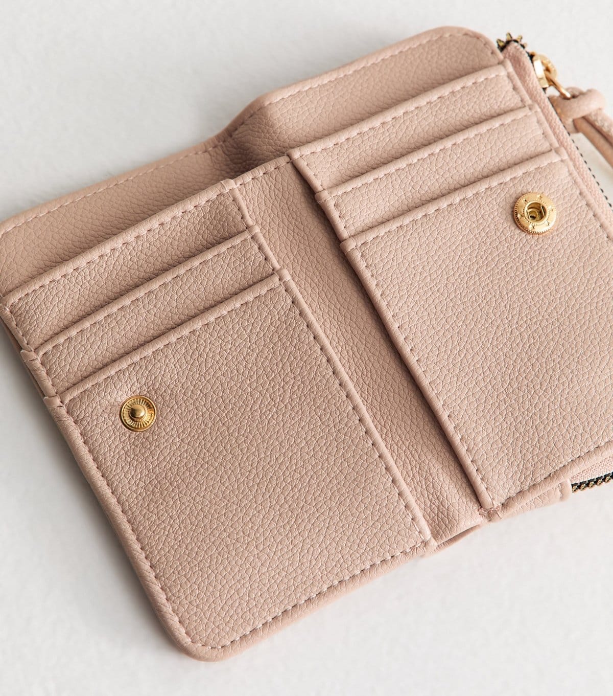 New Look Pink Logo Plaque Faux Leather Cardholder Purse New Look - 4