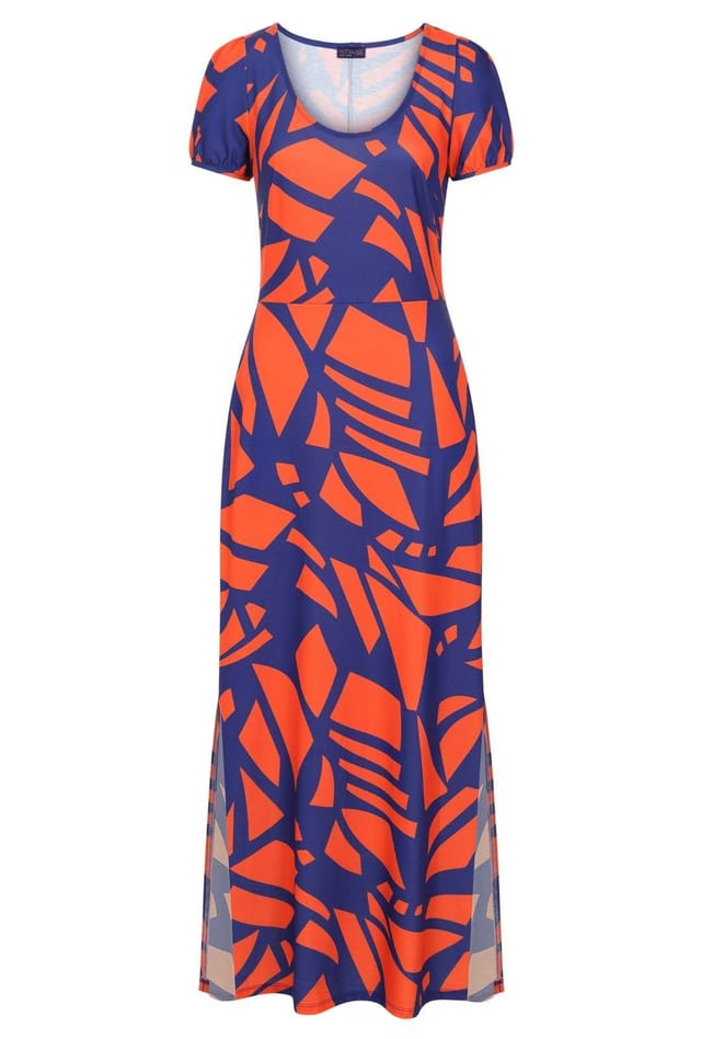 Hot Squash Hot Squash Women's Split Hem Scoop Neck Maxi Dress - 3