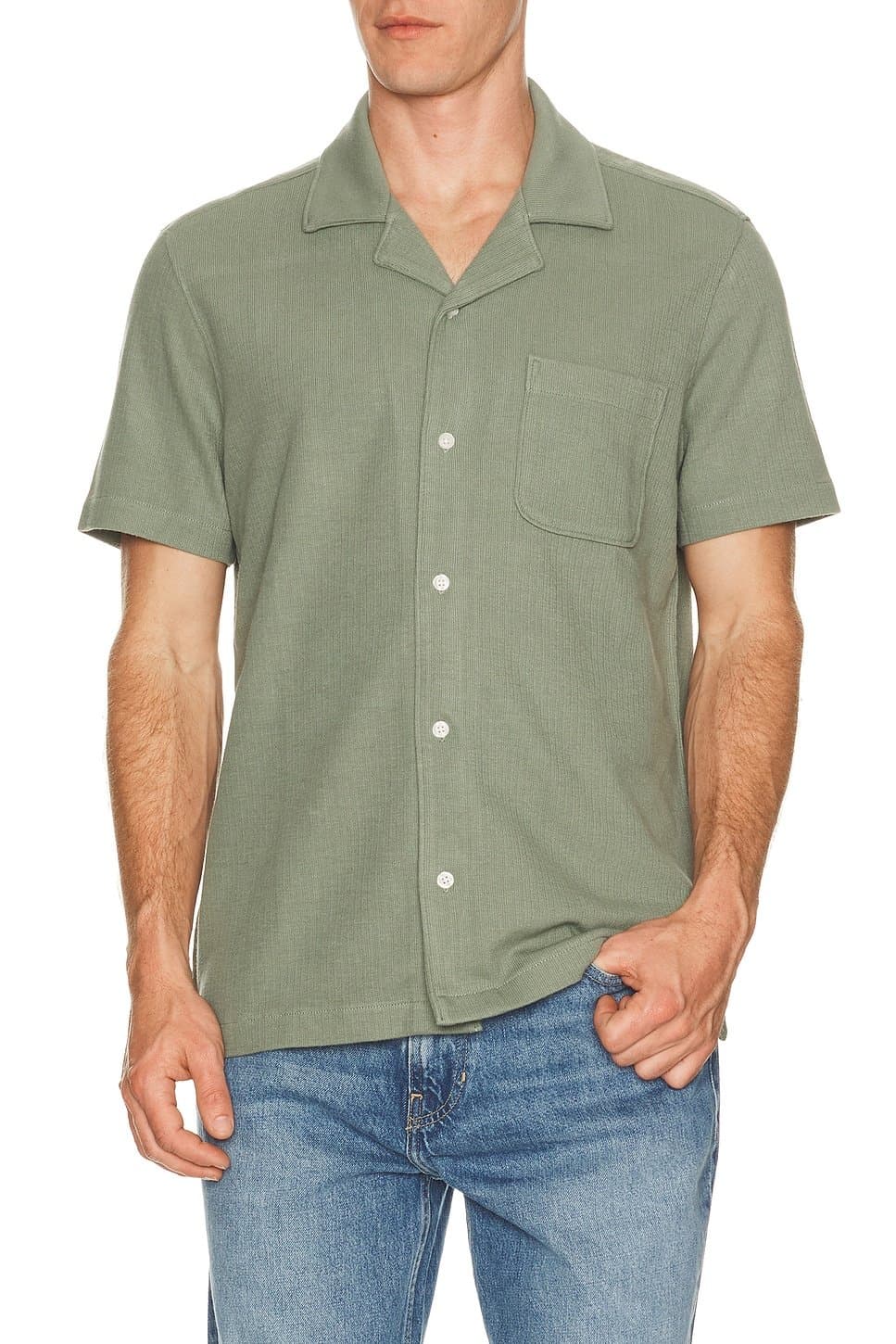 revolve Revolve PAIGE Bonsai Olive Shirt