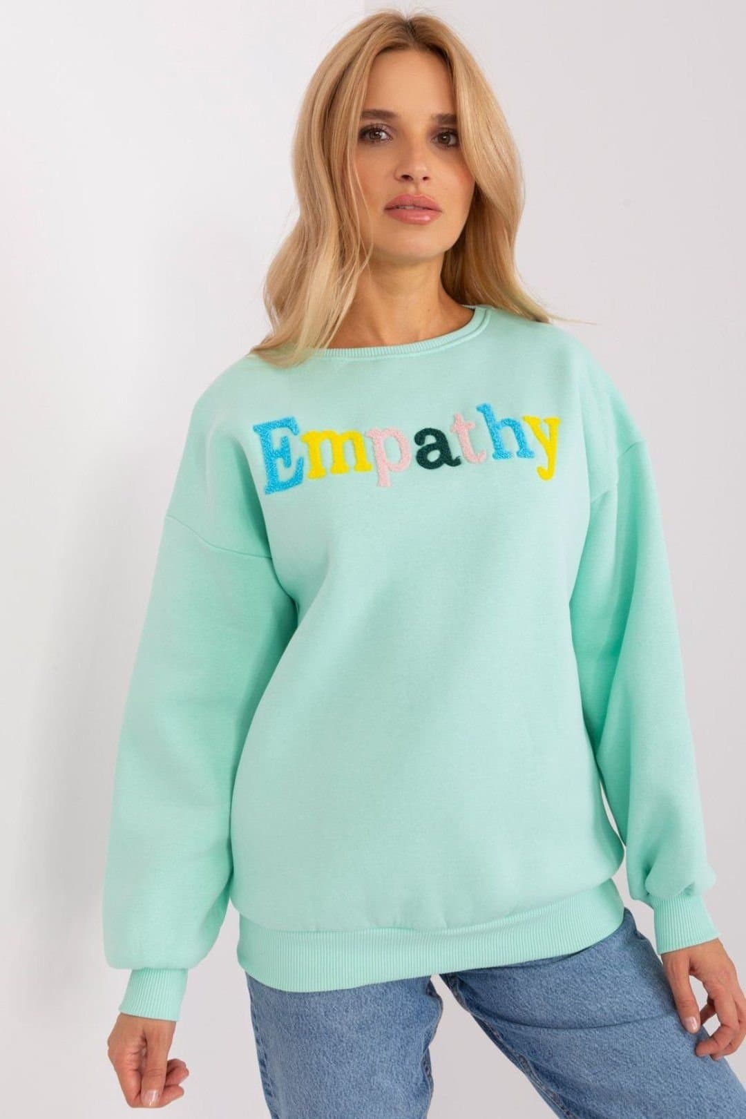 Love Lace Love Lace Mint Overhead Casual Sweatshirt