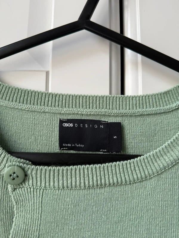 ASOS Design Green button-up top