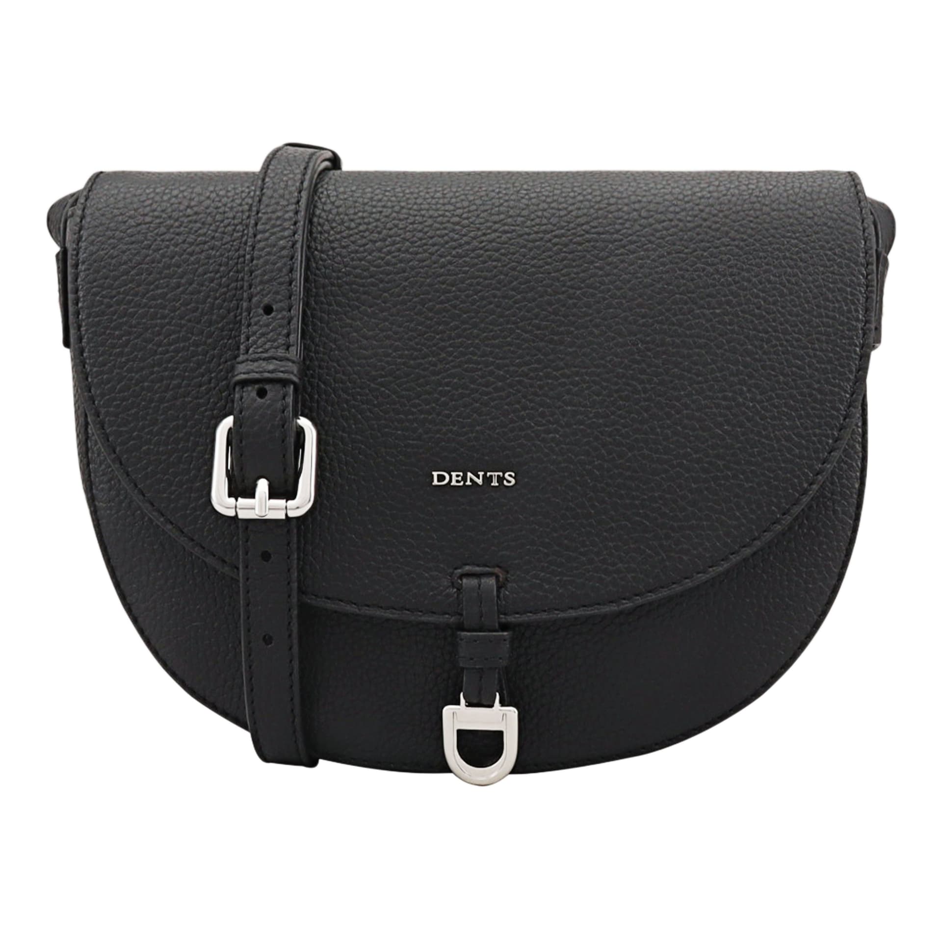 Dents Dents Women's Heliora Leather Cross Body Bag in Black