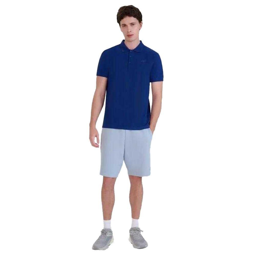 4F 4F Men's WMM00TPTSM366 Polo Shirt in Navy - 4