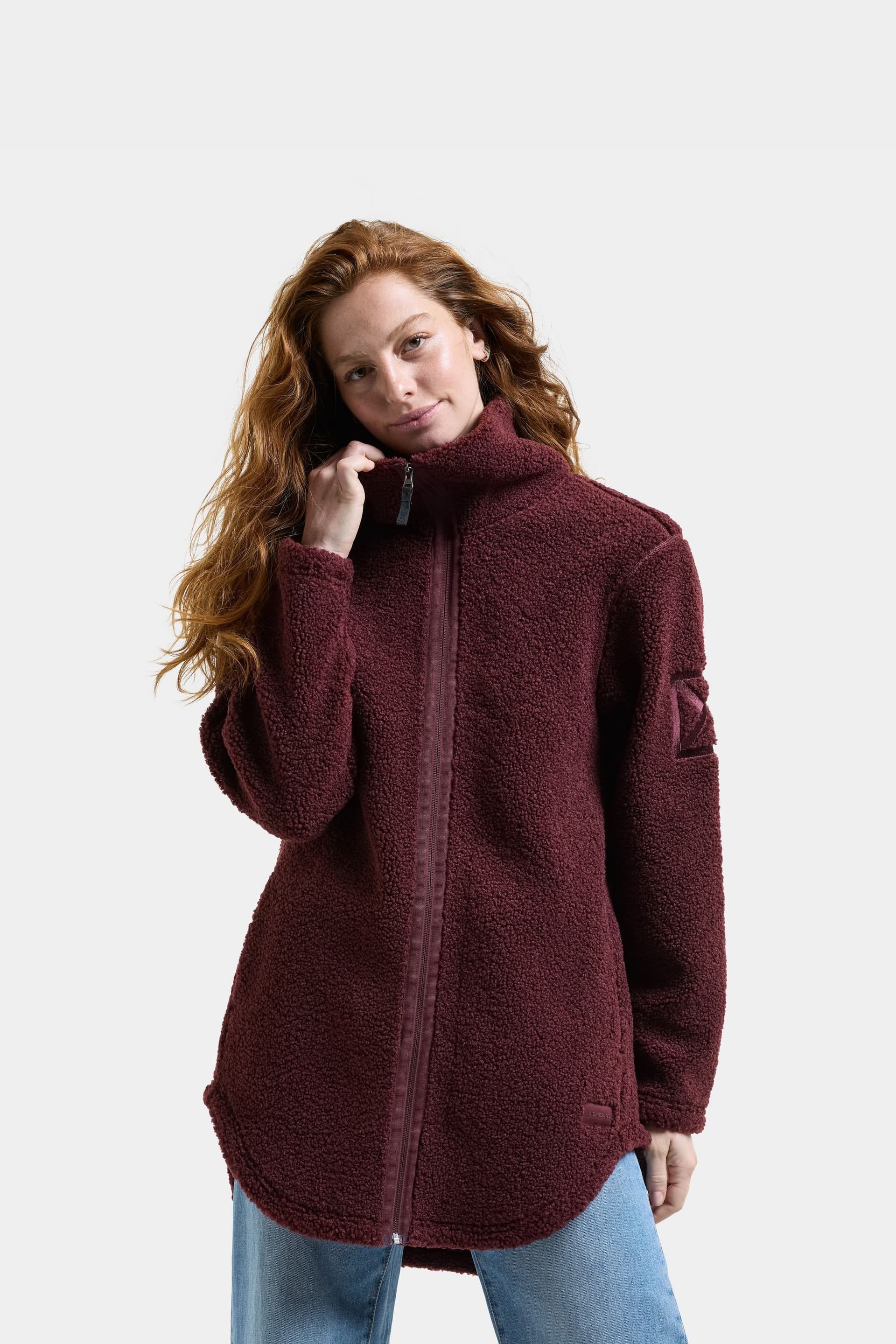 Didriksons Didriksons Women's Umi Full-Zip in Burgundy