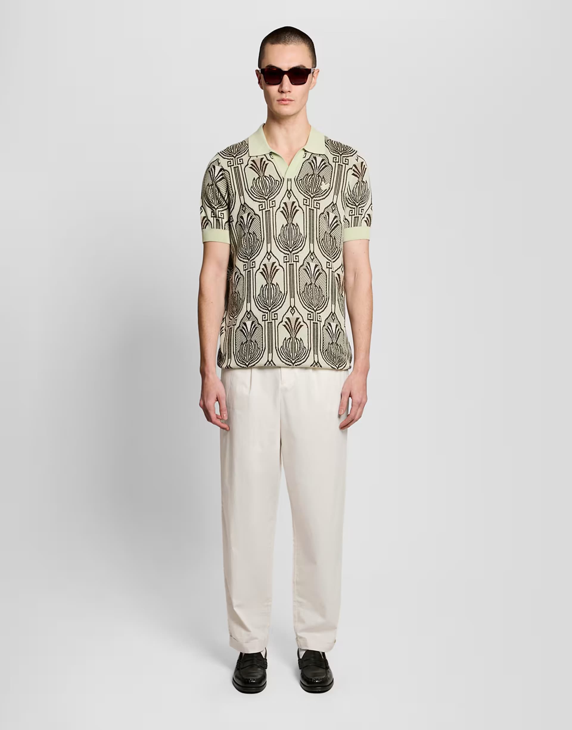 ASOS Lyle & Scott Trousers superfine chino in x684 radiant ecru