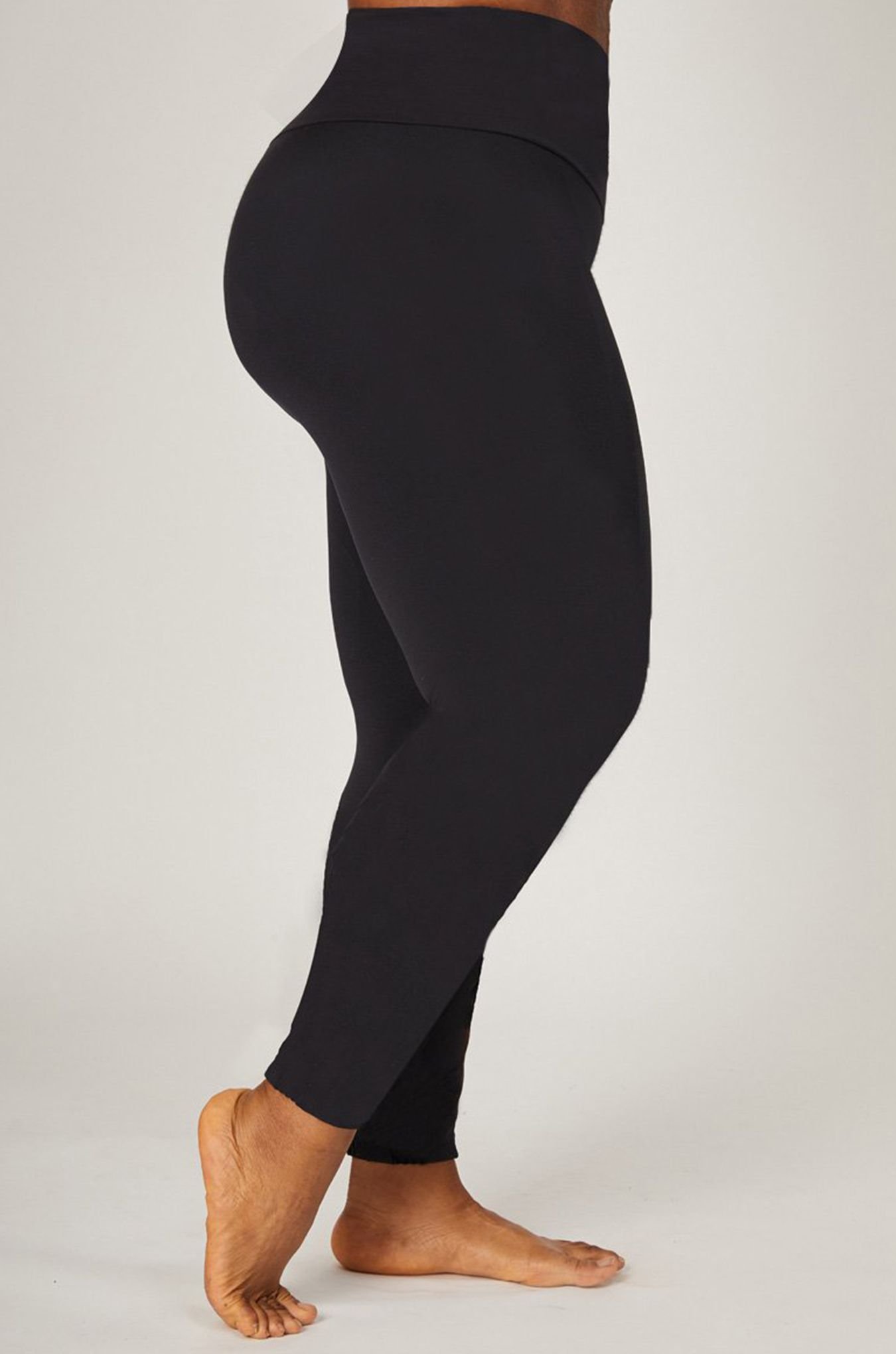 TLC Sport TLC Sport Women's Extra Strong Compression Curve Leggings with Tummy Control in Black - 3