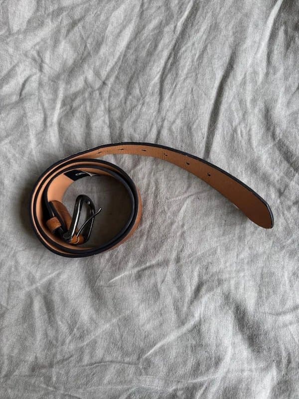 ASOS ASOS brown faux leather belt