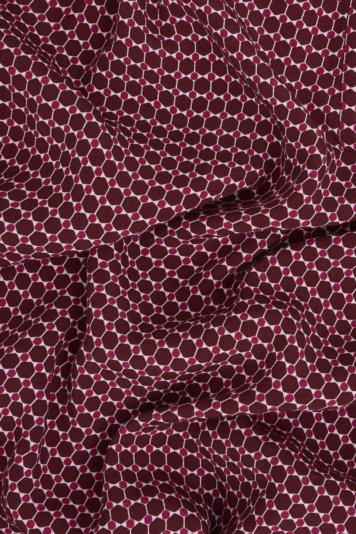 Hobbs London Hobbs London Women's Mila Blouse in Maroon - 4