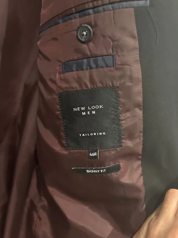 New Look New look skinny fit jacket Black 46R