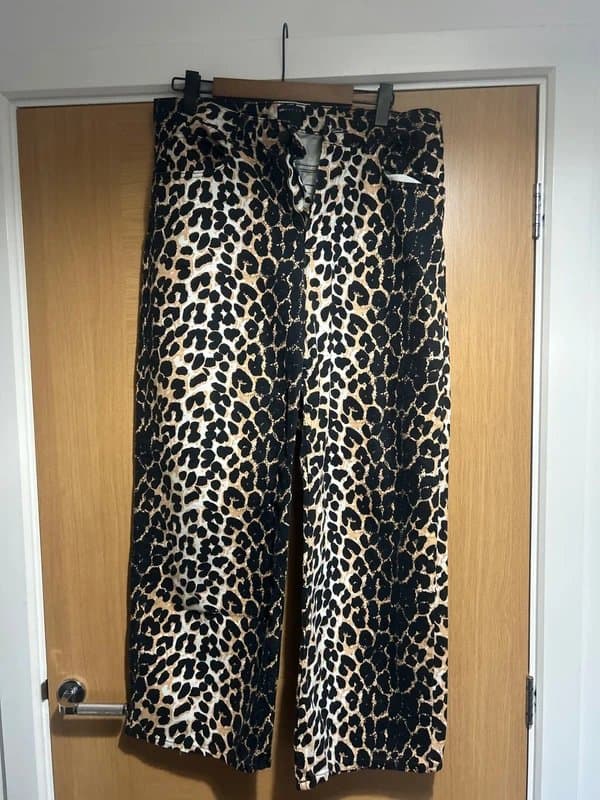 ASOS Design ASOS 16 jeans leopard print