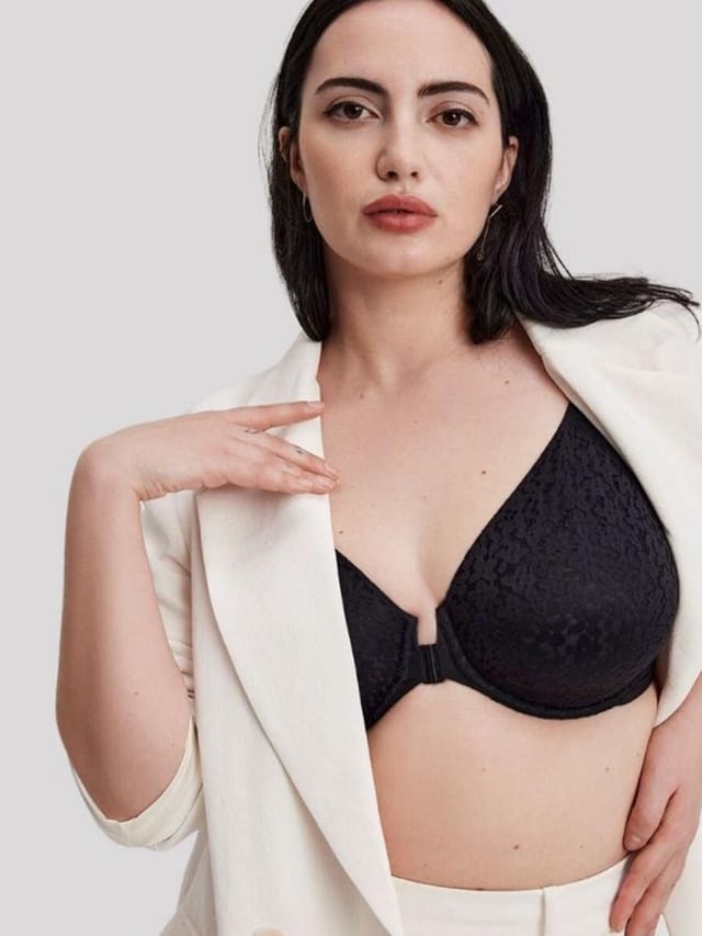 Chantelle Chantelle Women's Norah Front Closure Bra in Black - 2