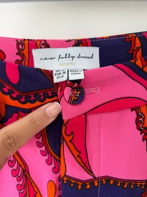 Never Fully Dressed Never Fully Dressed, vibrant colours,  bootcut trousers size 10