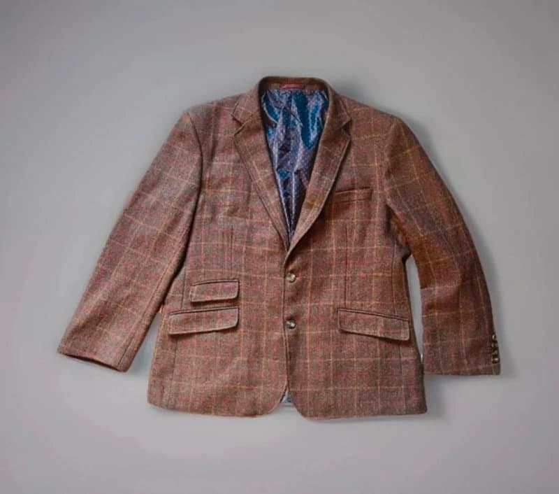 Broadstone Brothers Tartan Wool Blend Blazer – 48S - Broadstone Bros British Heritage - Spring Ready