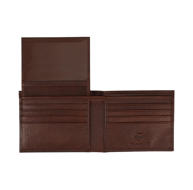 Paul Costelloe Paul Costelloe Men's Kai Leather Wallet in Brown - 2