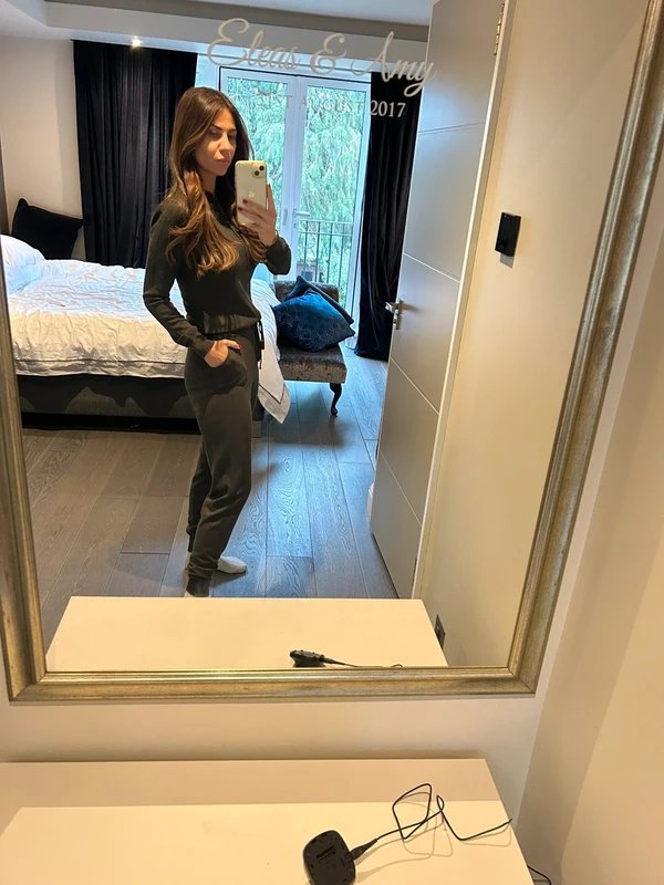 Never Fully Dressed Never fully dressed khaki knit jumpsuit size small - 1