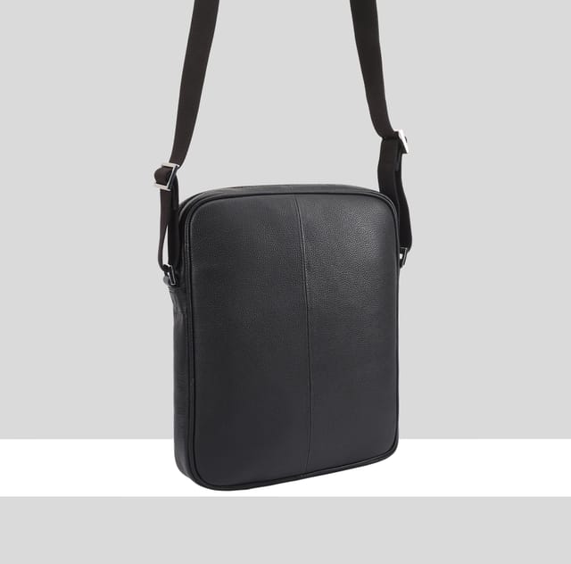 Paul Costelloe Paul Costelloe Men's Nevada Leather Manbag in Black - 2