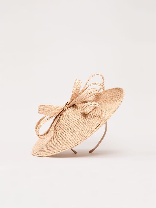 Phase Eight Phase Eight Women's Straw Fascinator in Natural - 2
