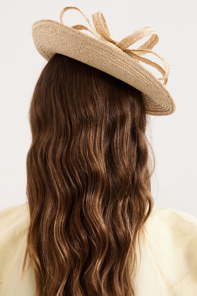 Phase Eight Phase Eight Women's Straw Fascinator in Natural - 3