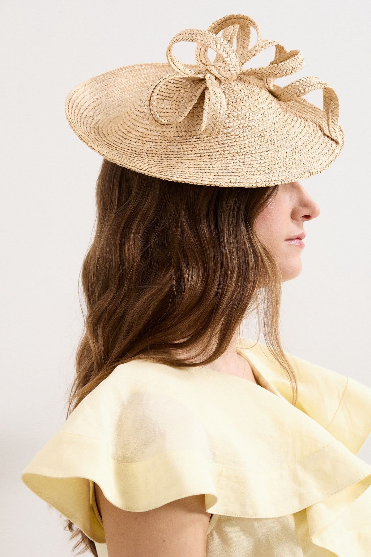 Phase Eight Phase Eight Women's Straw Fascinator in Natural - 4