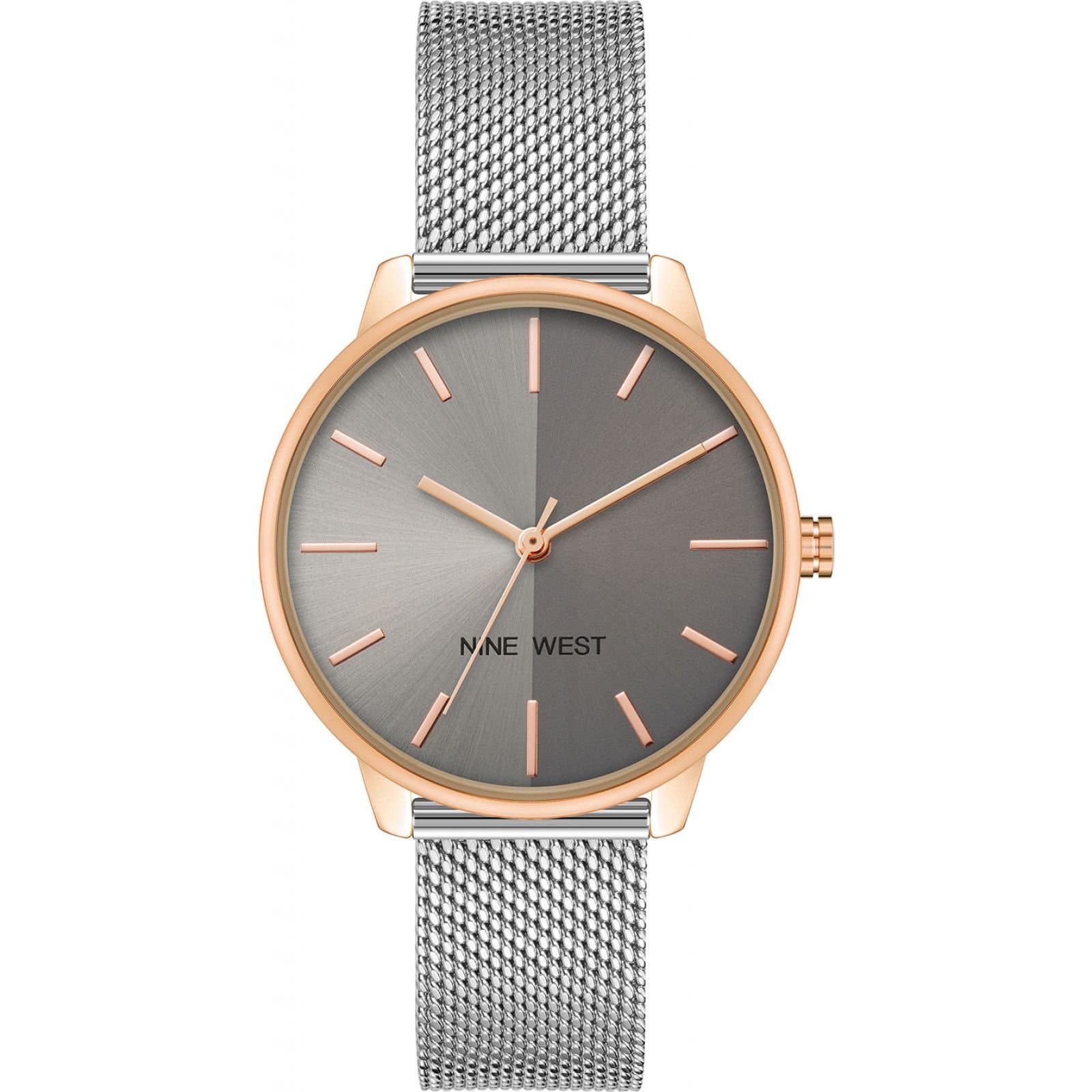 Nine West Nine West Women's NW-2669GYRT 35mm Quartz Watch in Silver