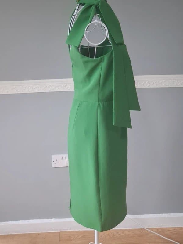 River Island River Island Green Halter Neck Bodycon Dress | Size UK 8 | Very good