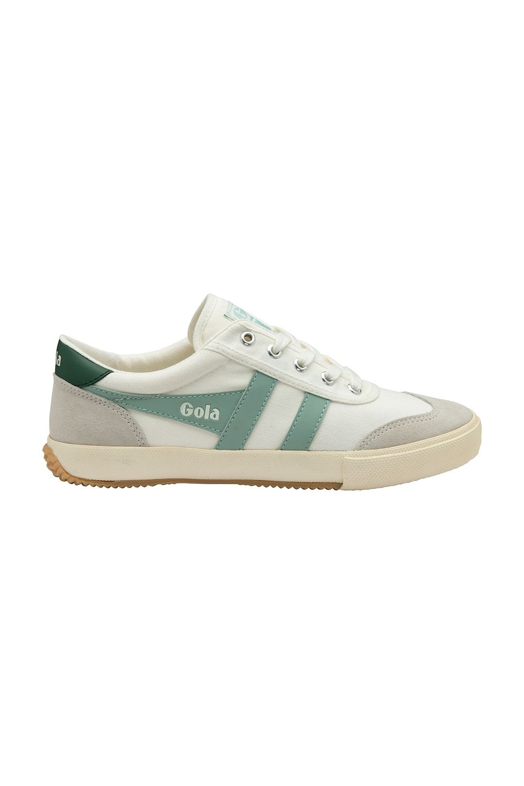 Gola Classics Gola Classics Women's 'Badminton' Canvas Lace-Up Trainers in White - 2