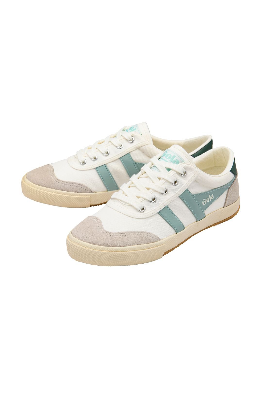 Gola Classics Gola Classics Women's 'Badminton' Canvas Lace-Up Trainers in White - 3