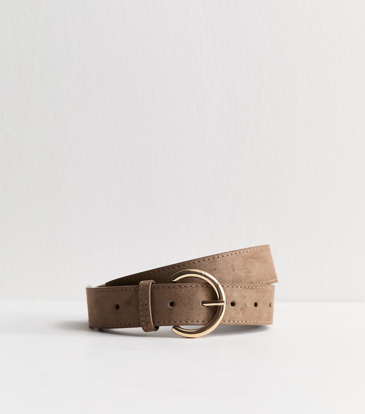 New Look New Look Light Brown Faux Suede Belt