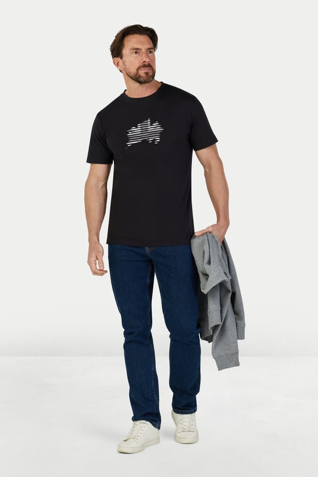 raging bull Raging Bull Men's Slash Bull T-Shirt in Black - 2