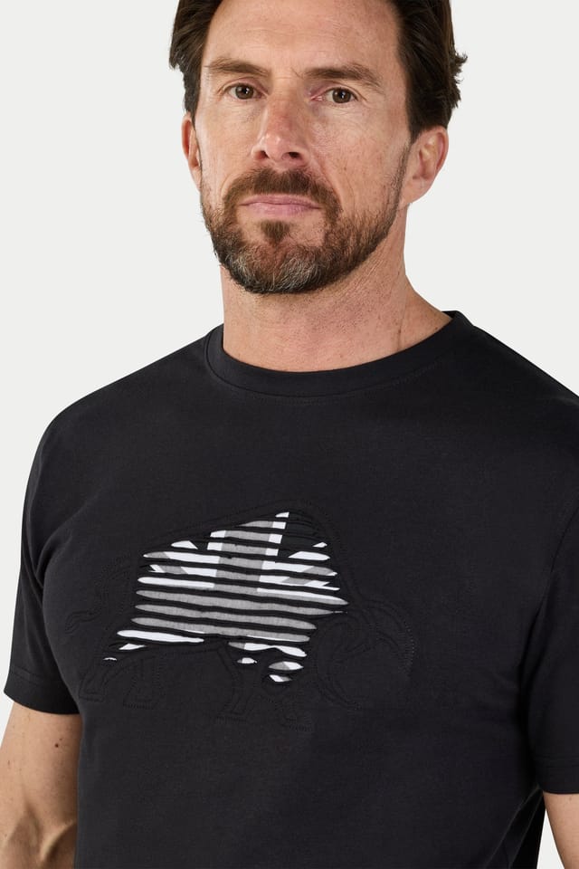 raging bull Raging Bull Men's Slash Bull T-Shirt in Black - 3
